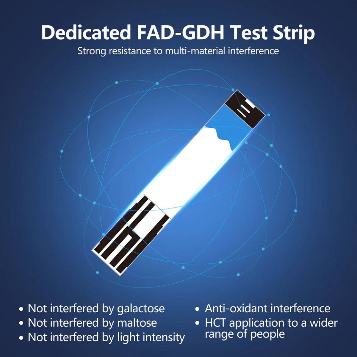 Sinocare Safe AQ スマート血糖モニター、持ち運びに便利、痛みのない検査が可能