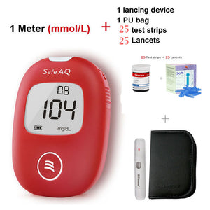 
                  
                    Load image into Gallery viewer, Sinocare Safe AQ Smart Blood Glucose Meter, Convenient to Carry with Painless Test
                  
                