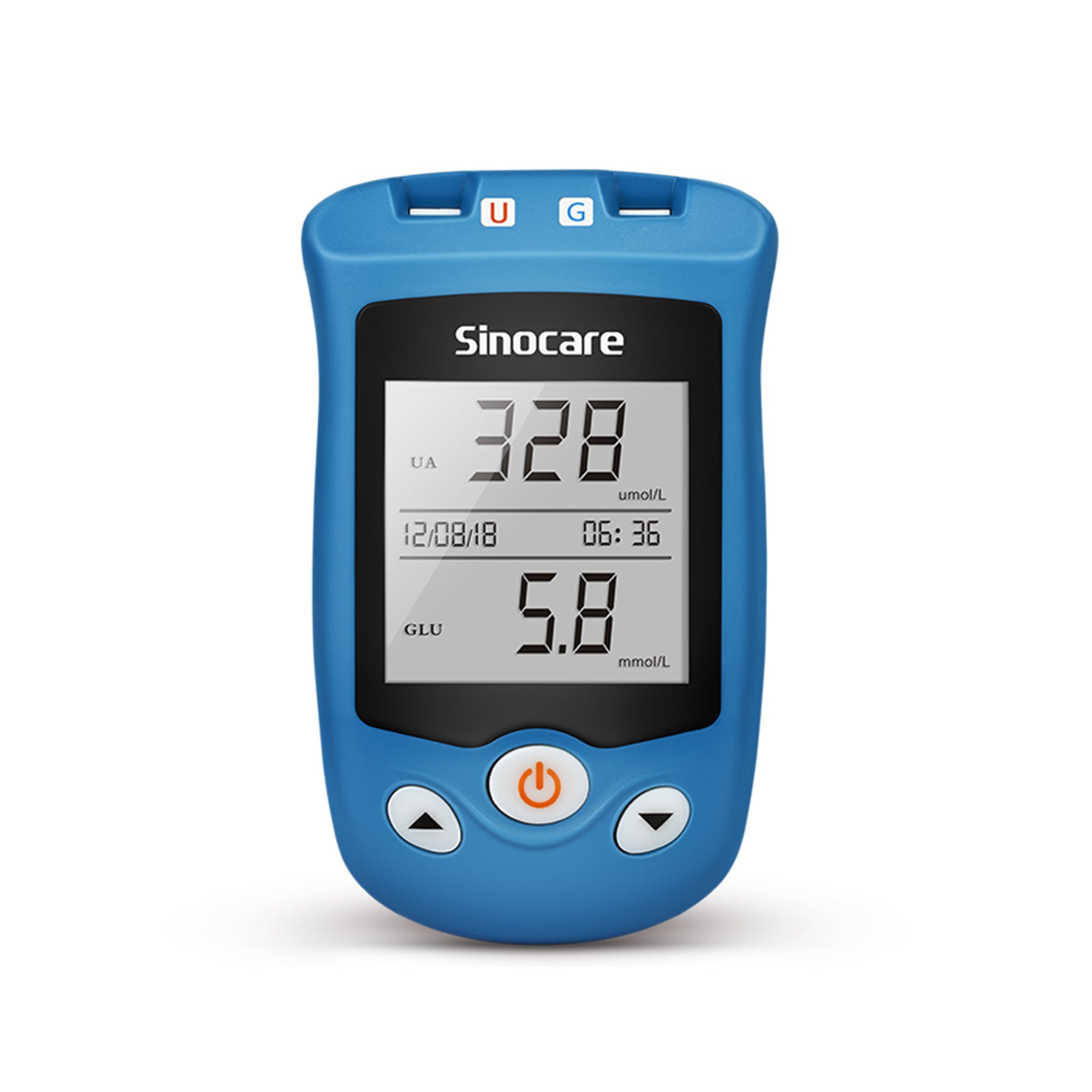 Sinocare Safe AQ UG Blood Glucose Uric Acid Meter with Advanced Test Strips Lancet for Multifunctions