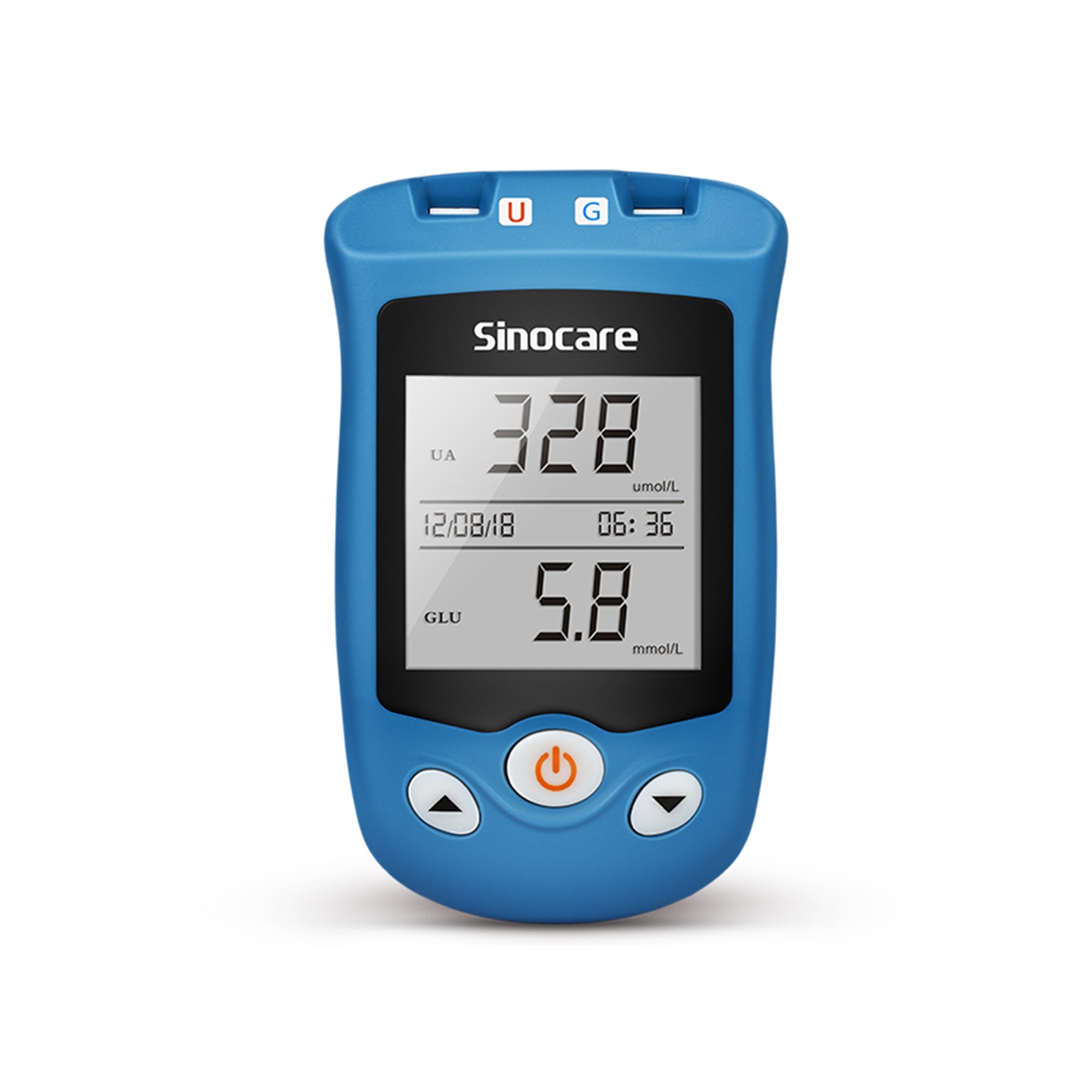 Sinocare Safe AQ UG Blood Glucose Uric Acid Meter with Advanced Test Strips Lancet for Multifunctions