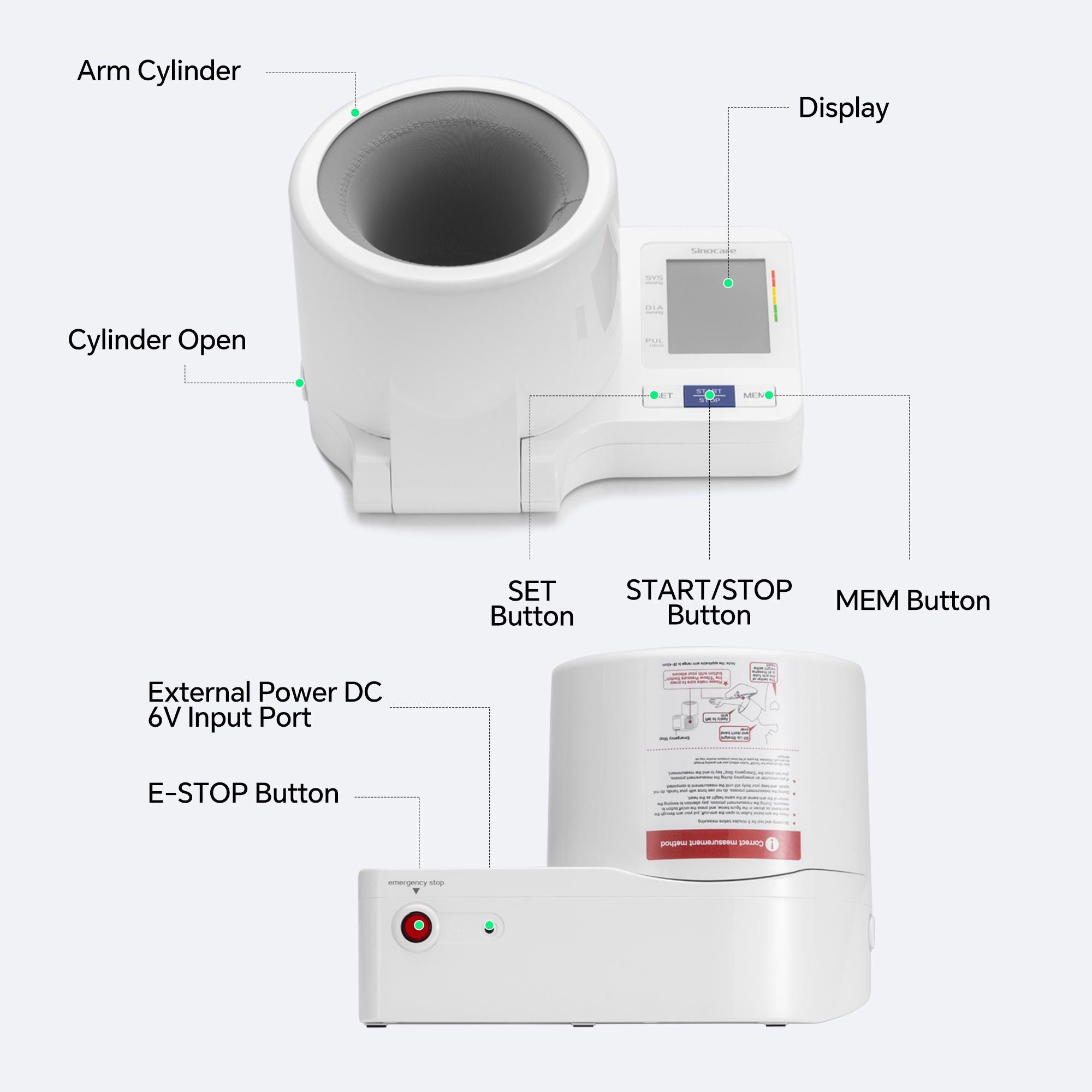 Sinocare BA-816 Automatic Upper Arm Blood Pressure Monitor