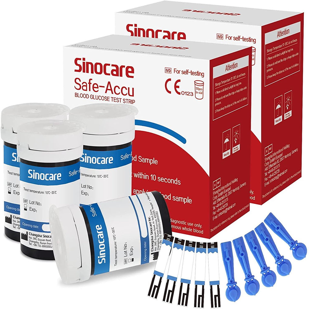 
                  
                    Load image into Gallery viewer, 50pcs test strips of Sinocare Safe Accu
                  
                