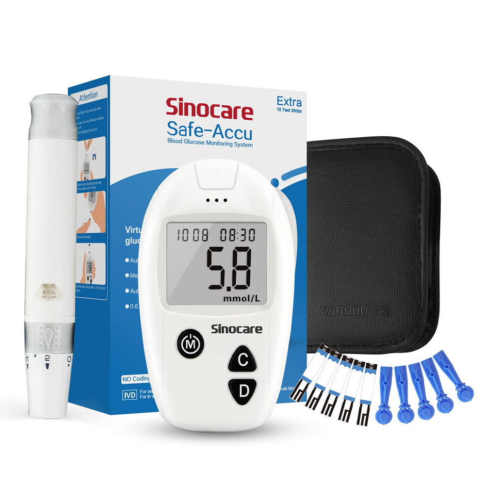 Sinocare Blood Glucose Meter Safe Accu