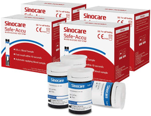 
                  
                    Load image into Gallery viewer, 100pcs test strips of Sinocare Safe Accu
                  
                