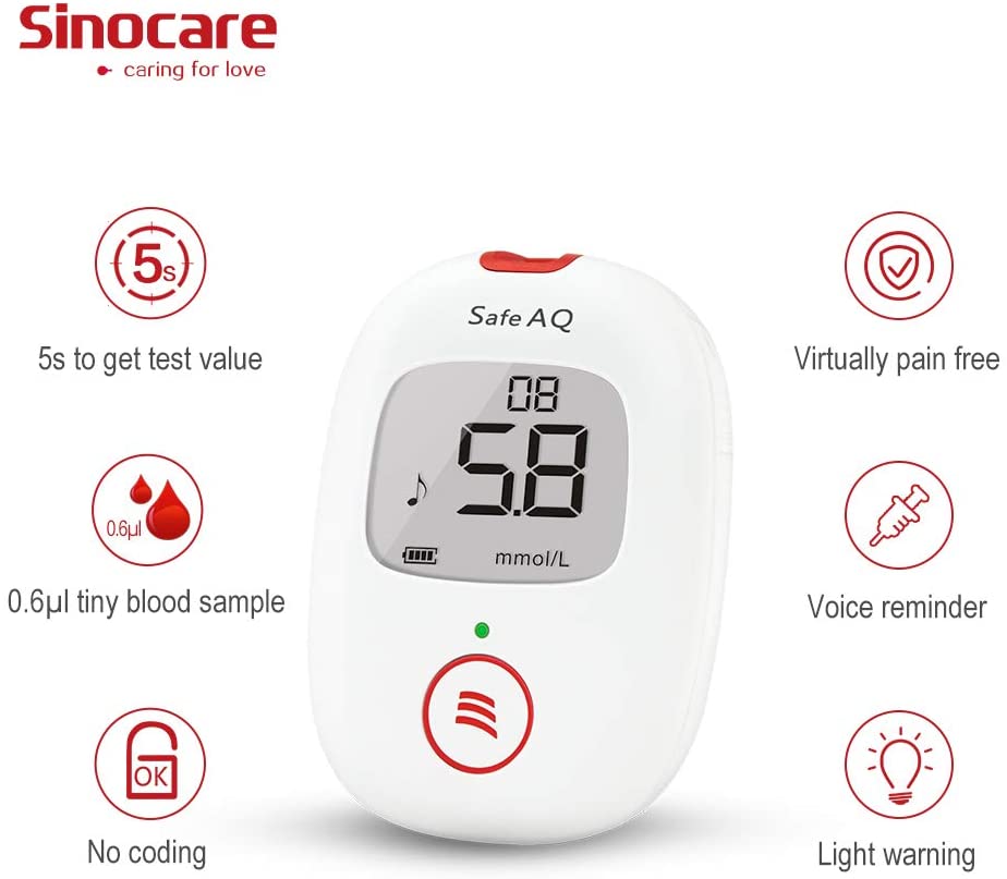 
                  
                    Załaduj obraz do przeglądarki galerii, Safe AQ Voice Blood Glucose Meter
                  
                