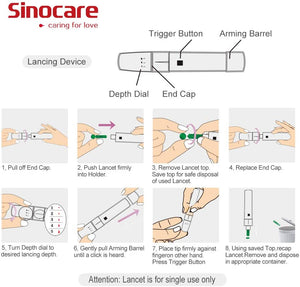 
                  
                    Load image into Gallery viewer, Sinocare Safe AQ Voice Blood Glucose Meter
                  
                