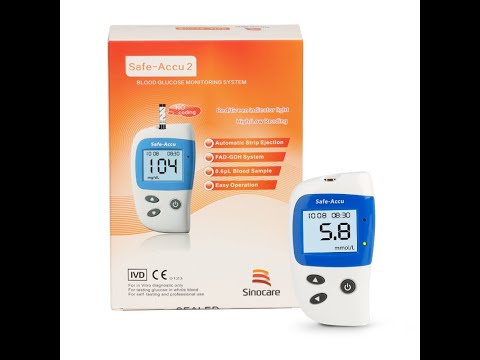 Blood Sugar Monitor Safe Accu2 introduction video