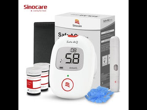 
                  
                    Carregue e reproduza vídeo no visualizador da Galeria, Sinocare Safe AQ Voice Blood Glucose Meter introduction video
                  
                
